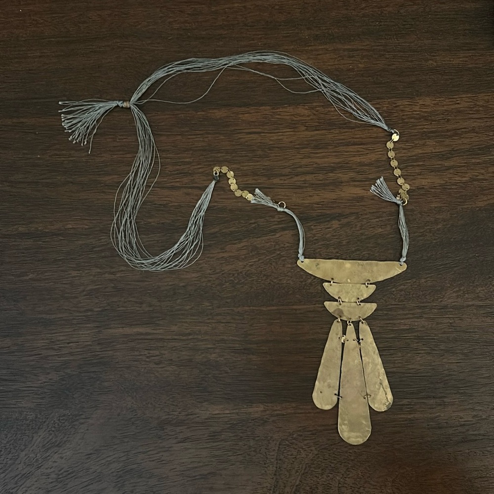 Anthropologie Hammered Necklace